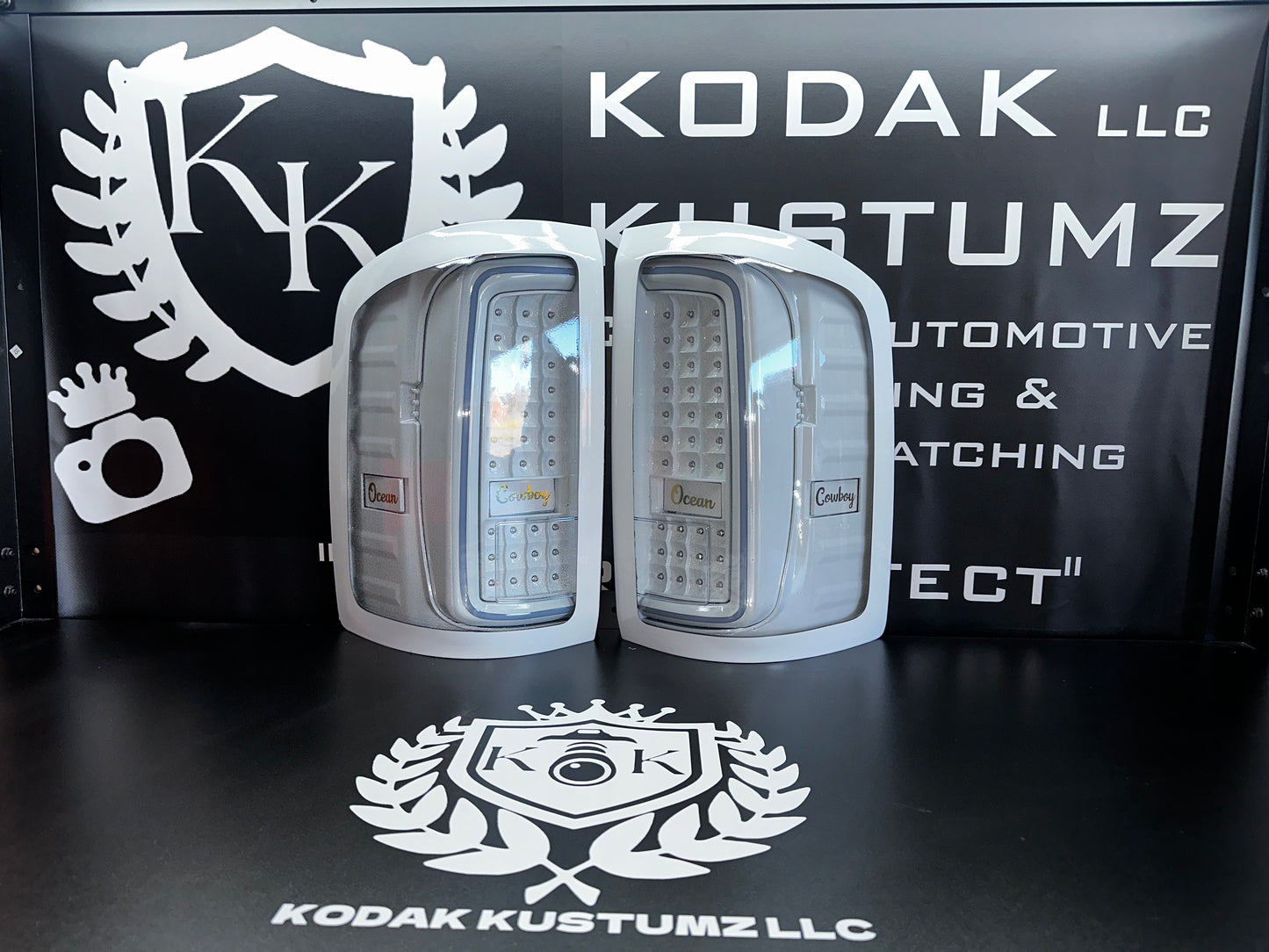 GMC Sierra Colormatched Tail Lights 2014-2018
