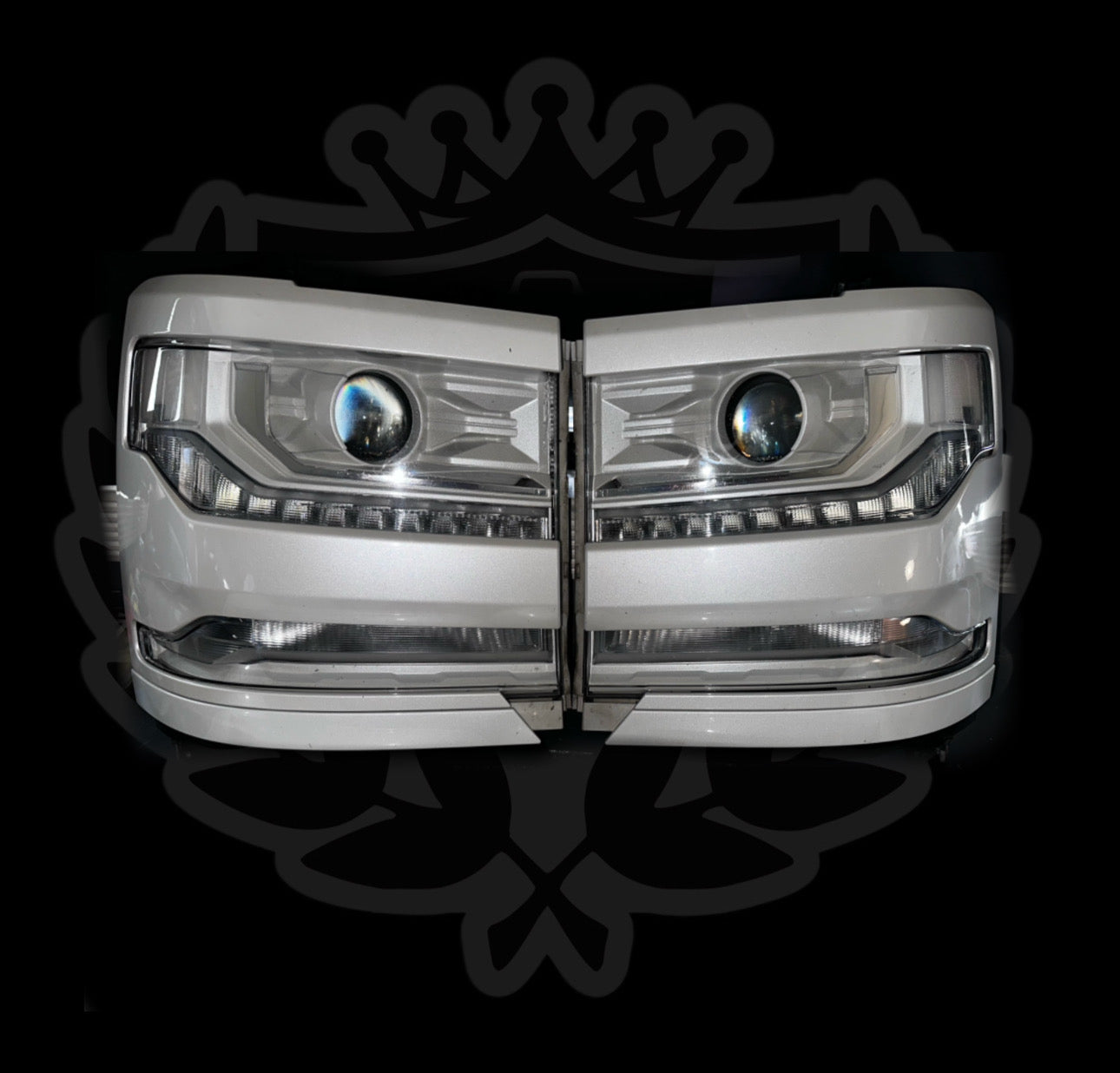 Chevy 1500 Projector Stock Style Colormatched Headlights 2016-2019