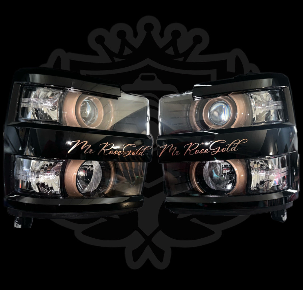 Chevy 2500HD 3500HD Projector Colormatched Headlights 2015-2019