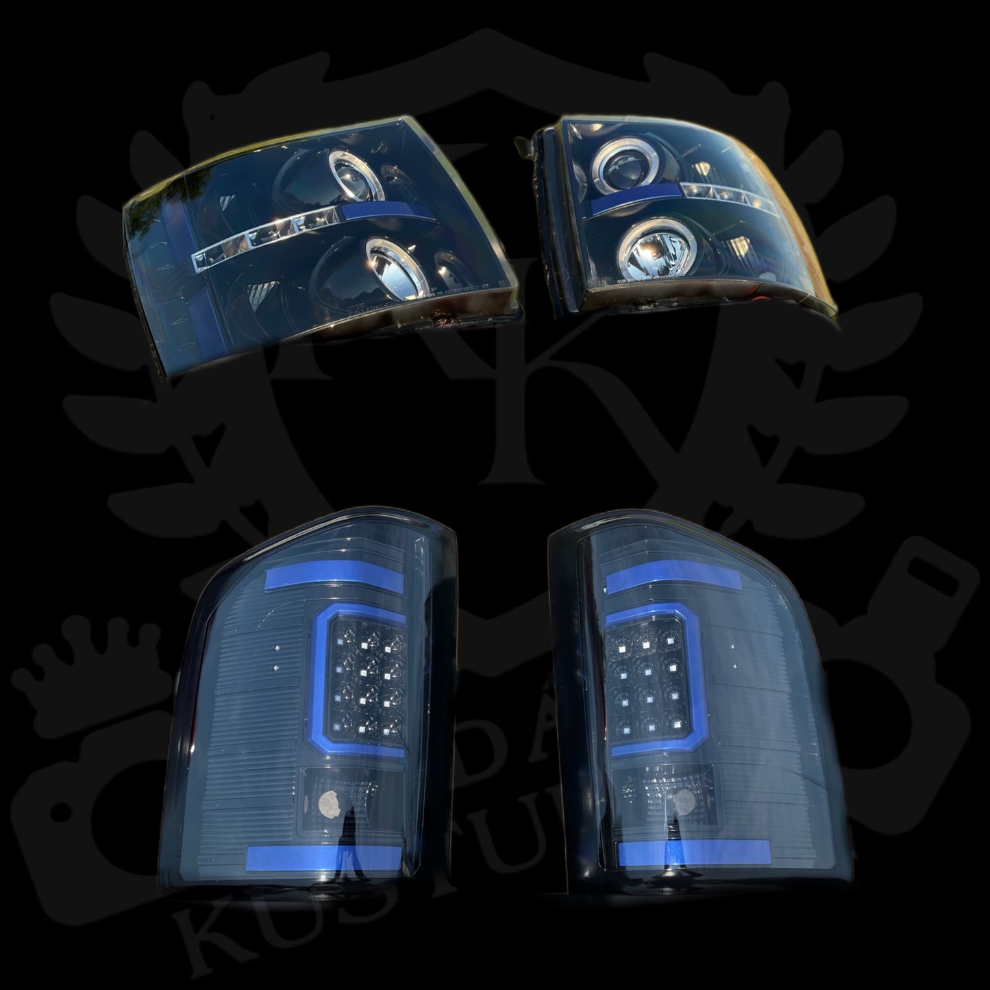 Chevy Silverado 1500/2500/3500 Colormatched LED Tail Lights 2007-2013