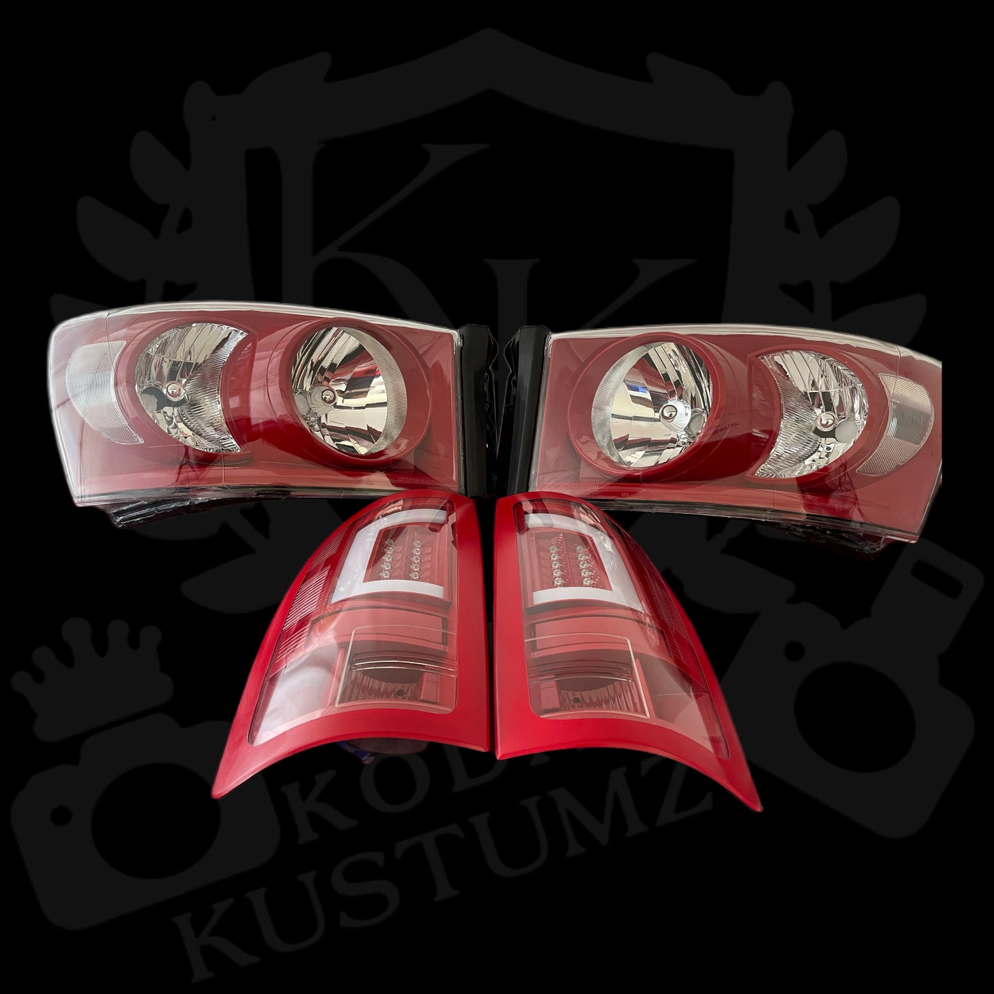 Ram 1500/2500/3500 Colormatched LED Tail Lights 2007-2008