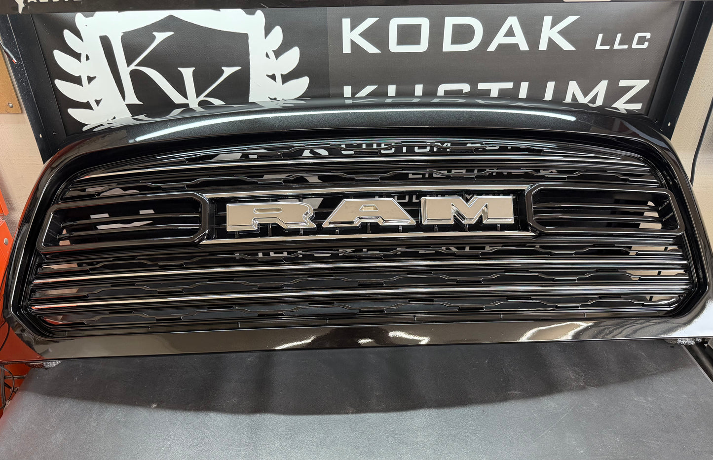 Ram 1500/2500/3500 5th Gen LTD Style Grill for 4th Gen 09-18