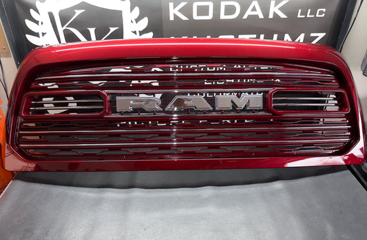 Ram 1500/2500/3500 5th Gen LTD Style Grill for 4th Gen 09-18