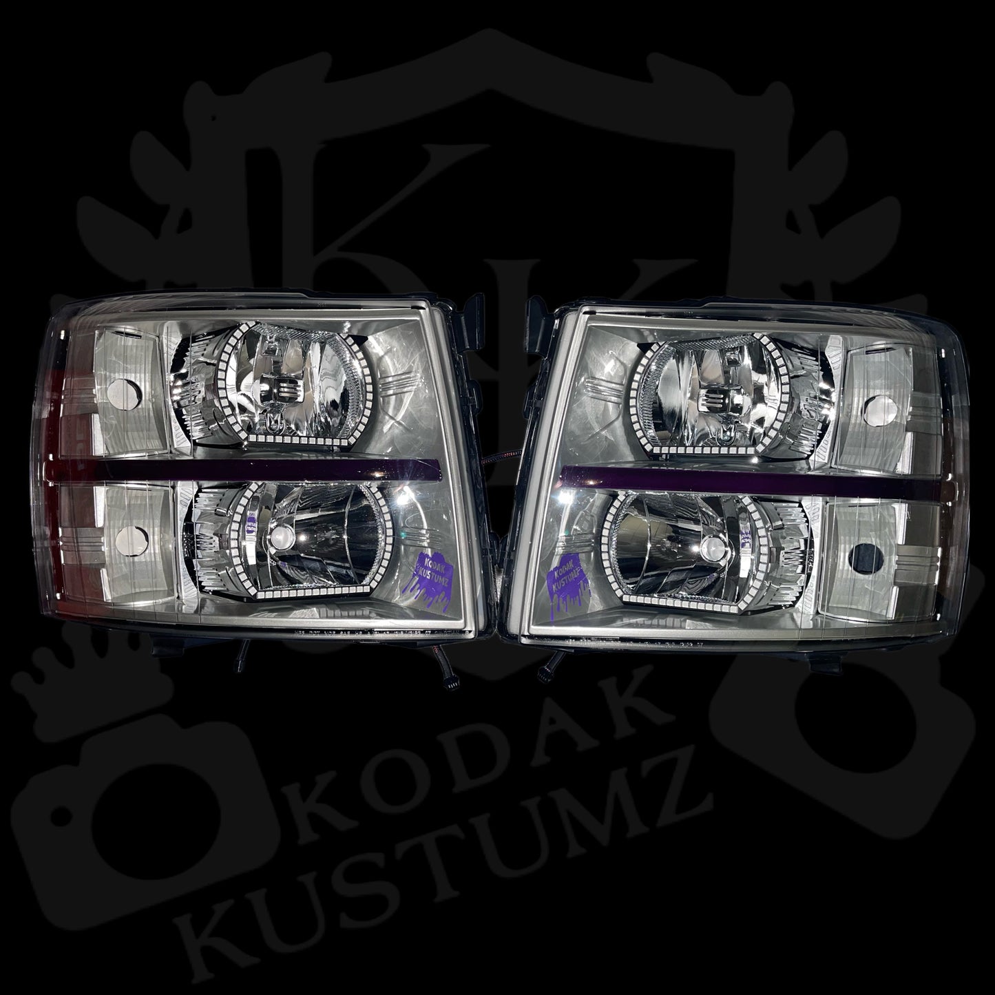 Chevy Silverado 1500/2500/3500 Colormatched Headlights 2007-2013