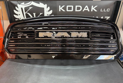 Ram 1500/2500/3500 5th Gen LTD Style Grill for 4th Gen 09-18