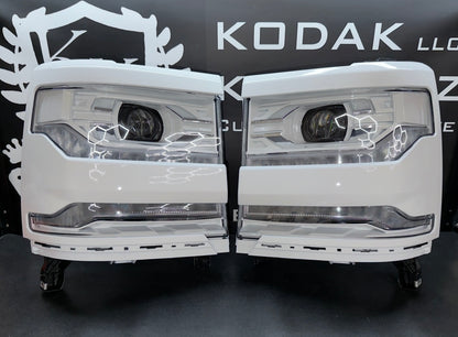 Chevy 1500 Projector Stock Style Colormatched Headlights 2016-2019