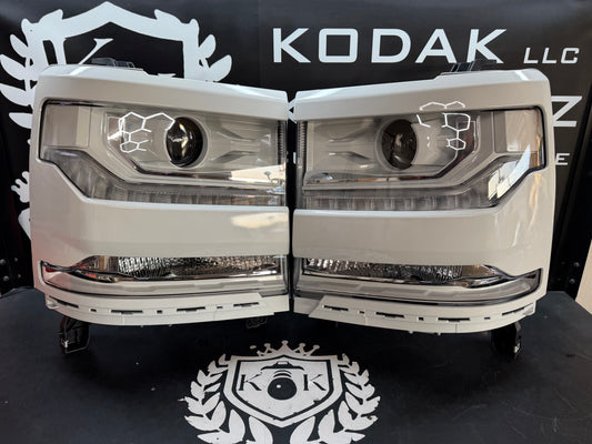 Chevy 1500 Projector Stock Style Colormatched Headlights 2016-2019