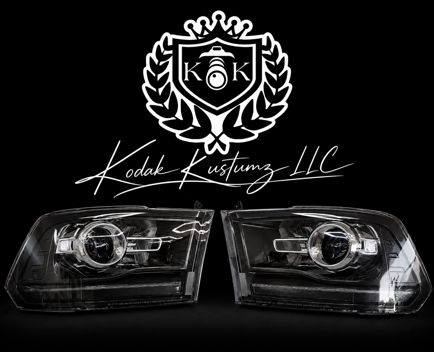 Ram 1500/2500/3500 Single Projector Colormatched Headlights 2009-2018